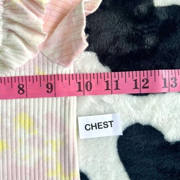 Baby Cat and Jack Girl's Tie Dye Romper‎ with Matching Bow 3-6 months - Picture 4 of 7